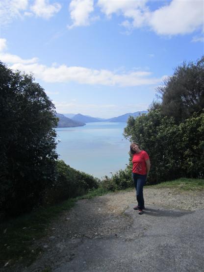 Me posing like Mum (sorry, Mum!)