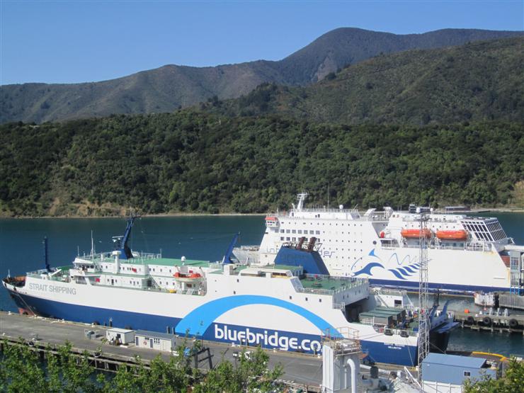 Picton. Competing ferry companies
