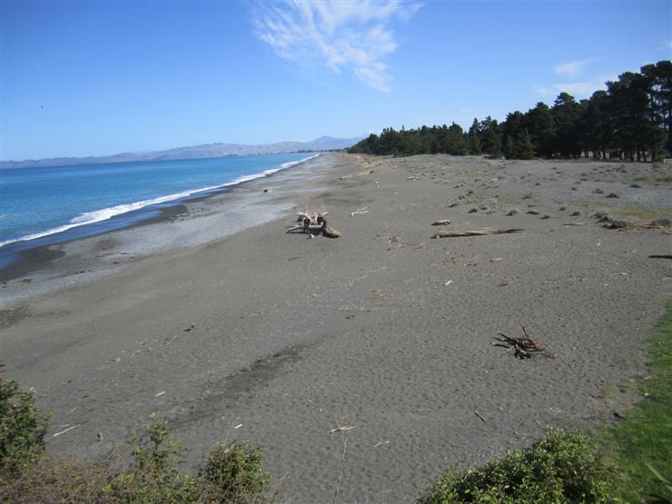Rarangi. Lovely beach, shame you can't swim in the sea as the undertow is too strong