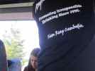 ThisT-shirt sums up the majority of the Kiwi Experience travellers. That girl never smiled. Not once